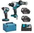 Makita Zestaw 18V DDF486 + DTD153 2x5Ah DLX2432TJ