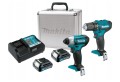 Makita Zestaw 2 narzędzi 12V DF333D TD110D 2x1,5Ah CLX224X