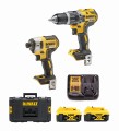 DeWalt Zestaw 2 elektronarzędzi 2x5Ah 18V DCK266P2