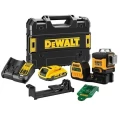 DeWalt Laser liniowy 12V / 18V zielony 2Ah DCE089D1G18
