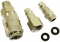 SILVER Zestaw szybkozłączek pneumatycznych 1/4" 3szt.