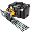 DeWalt Zagłębiarka 165mm 1300W DWS520KTR szyna 1,5m walizka