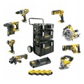 DeWalt Zestaw 8 elektronarzędzi COMBO 18V 4x5Ah DCK854P4