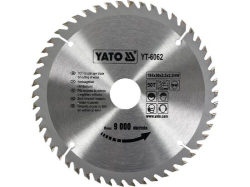 tarcza widiowa 184mm x30mm 50z YATO YT-6062.jpg