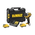 DeWalt Zakrętarka 12V 1/4" 8Nm 2x2,0Ah DCF601D2