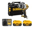 DeWalt Wiertarko-wkrętarka udar 2x 5Ah 18V XR 169Nm TSTAK DCD1007P2