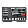 Yato Zestaw kluczy 25el 1/4" YT-14461