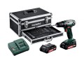Metabo Wiertarko-wkrętarka 2x2Ah 18V 48Nm  + osprzęt BS 18 Quick