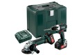 Metabo Zestaw 2 narzędzi 18V 2x4Ah BS 18 LT W 18 LTX