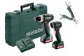 METABO Wiertarko-wkrętarka 12V  2x2Ah Latarka LED PowerMAXX