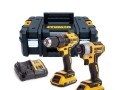 DeWalt Zestaw 2 elektronarzędzi COMBO 18V 2x2Ah DCK2059D2T