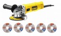 DeWalt Szlifierka kątowa 125mm 900W + tarcze DWE4157