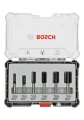Bosch Zestaw frezów prostych 6szt. uchwyt 6mm